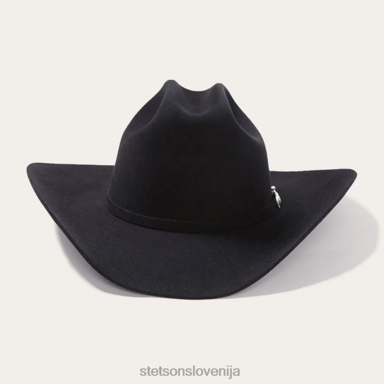 Stetson uniseks shasta 10x premier kavbojski klobuk Z6H883 Črna pokrivala