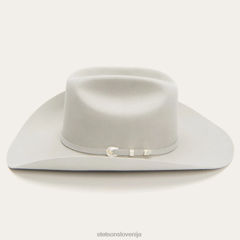 Stetson uniseks shasta 10x premier kavbojski klobuk Z6H884 megleno siva pokrivala