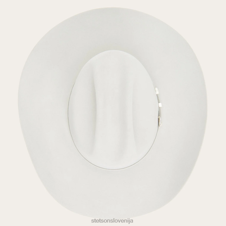 Stetson uniseks shasta 10x premier kavbojski klobuk Z6H884 megleno siva pokrivala