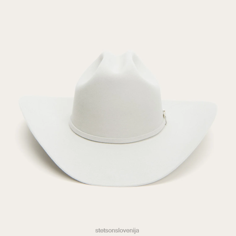 Stetson uniseks skyline 6x kavbojski klobuk Z6H88107 srebrno siva pokrivala