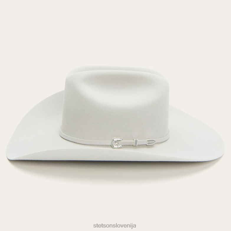 Stetson uniseks skyline 6x kavbojski klobuk Z6H88107 srebrno siva pokrivala