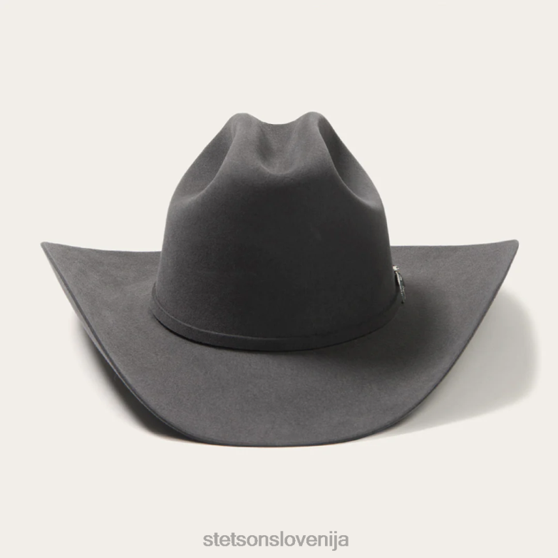 Stetson uniseks skyline 6x kavbojski klobuk Z6H8869 granit pokrivala
