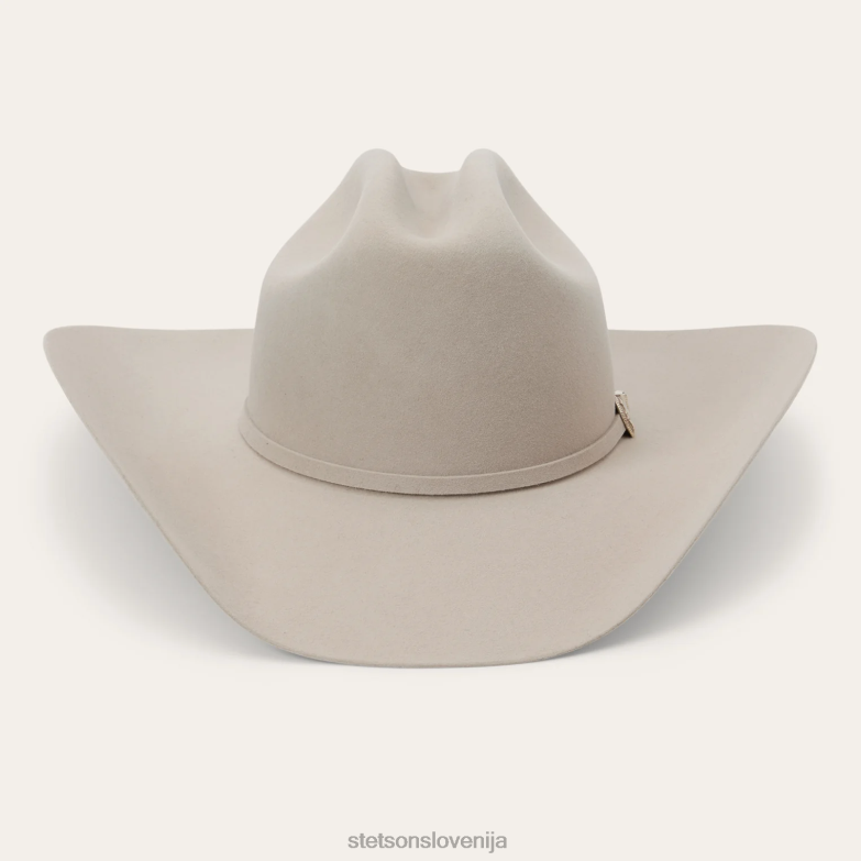 Stetson uniseks skyline 7242 6x kavbojski klobuk Z6H88215 srebrnotrebušček pokrivala