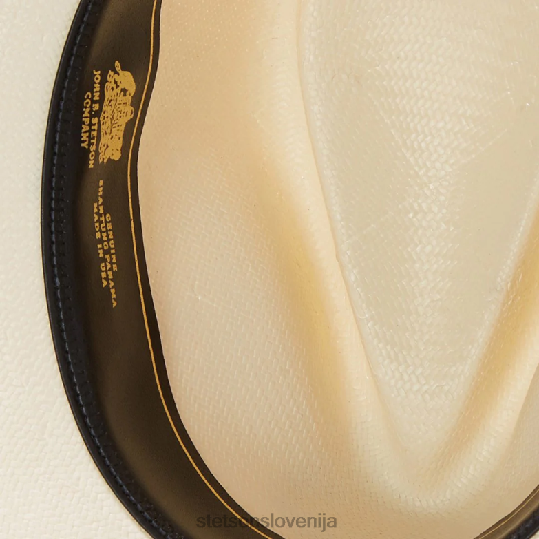 Stetson uniseks slamnati kavbojski klobuk diamond jim 8x Z6H88153 naravno pokrivala