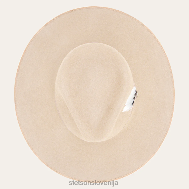 Stetson uniseks klobuk s širokim ravnim robom midtown Z6H8882 kost pokrivala