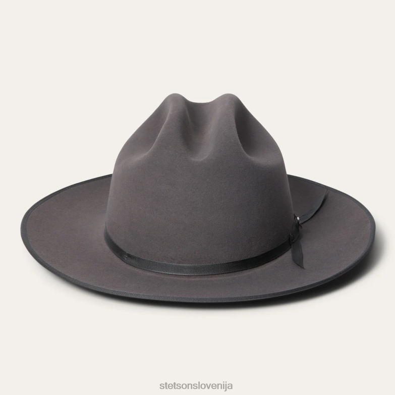 Stetson uniseks odprt cestni kraljevski deluxe klobuk Z6H8811 karibu pokrivala