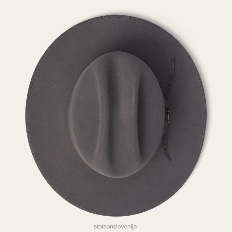 Stetson uniseks odprt cestni kraljevski deluxe klobuk Z6H8811 karibu pokrivala