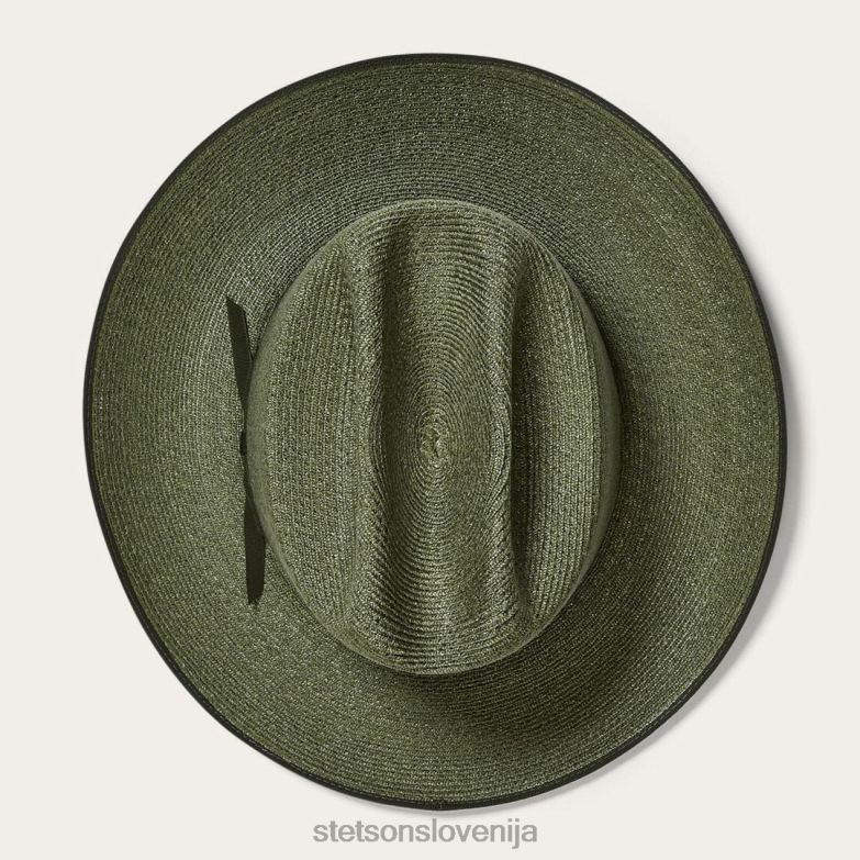 Stetson uniseks konopljina slama odprta cesta Z6H88100 žajbelj pokrivala