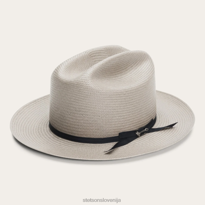 Stetson uniseks odprt cestni slamnik Z6H8874 taupe pokrivala