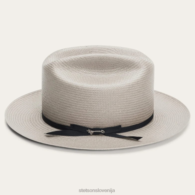 Stetson uniseks odprt cestni slamnik Z6H8874 taupe pokrivala