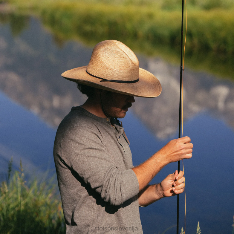 Stetson uniseks slamnik bryce Z6H88164 naravno pokrivala