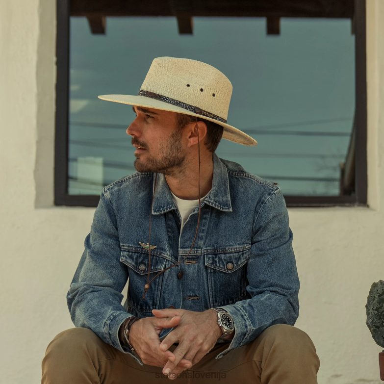 Stetson uniseks slamnik cumberland Z6H88147 popečen pokrivala