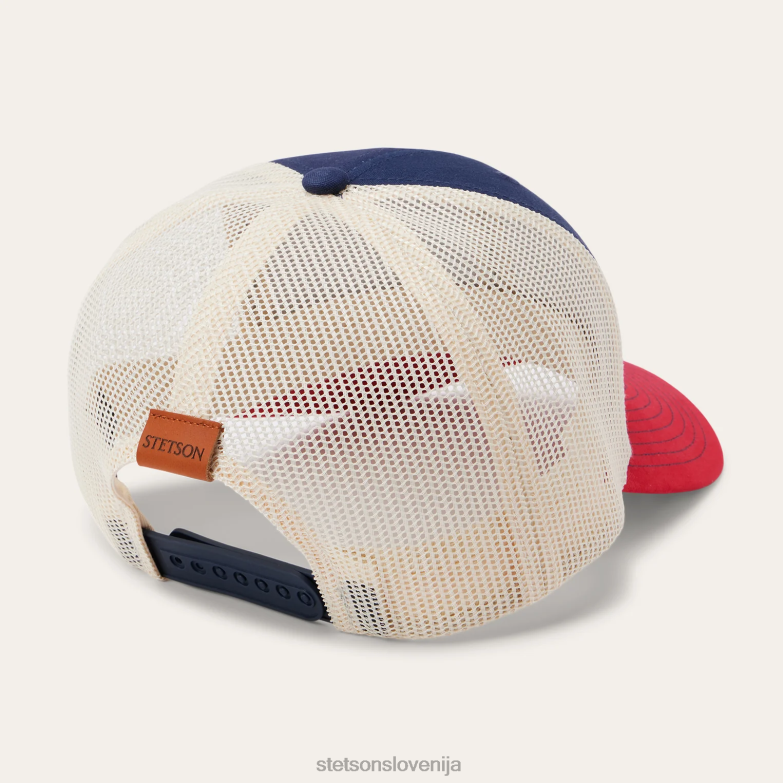 Stetson uniseks ameriška tovornjakarska kapa Z6H88200 mornarica pokrivala