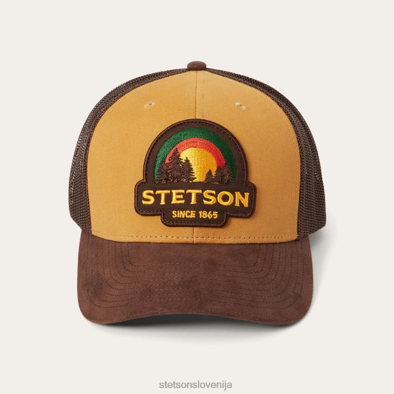 Stetson uniseks kapa za tovornjakar sunset Z6H88211 porjavelost pokrivala