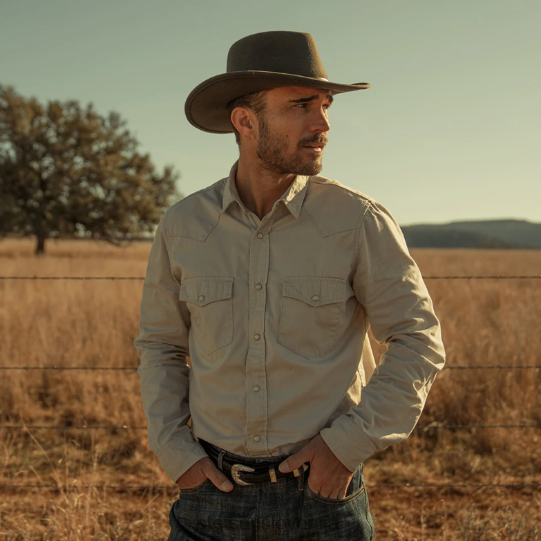 Stetson uniseks gallatin zunanji klobuk Z6H8839 žajbelj pokrivala