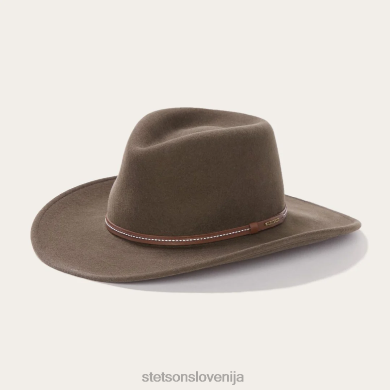 Stetson uniseks gallatin zunanji klobuk Z6H8839 žajbelj pokrivala