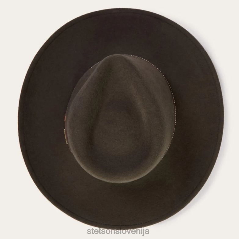 Stetson uniseks gallatin zunanji klobuk Z6H8839 žajbelj pokrivala