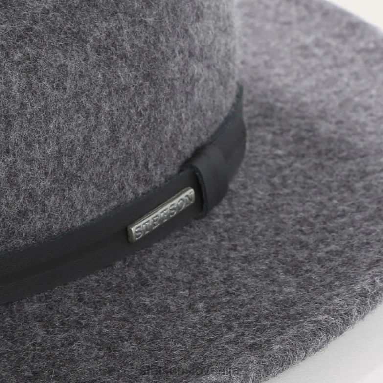 Stetson uniseks klobuk za raziskovanje na prostem Z6H8867 siva mešanica pokrivala