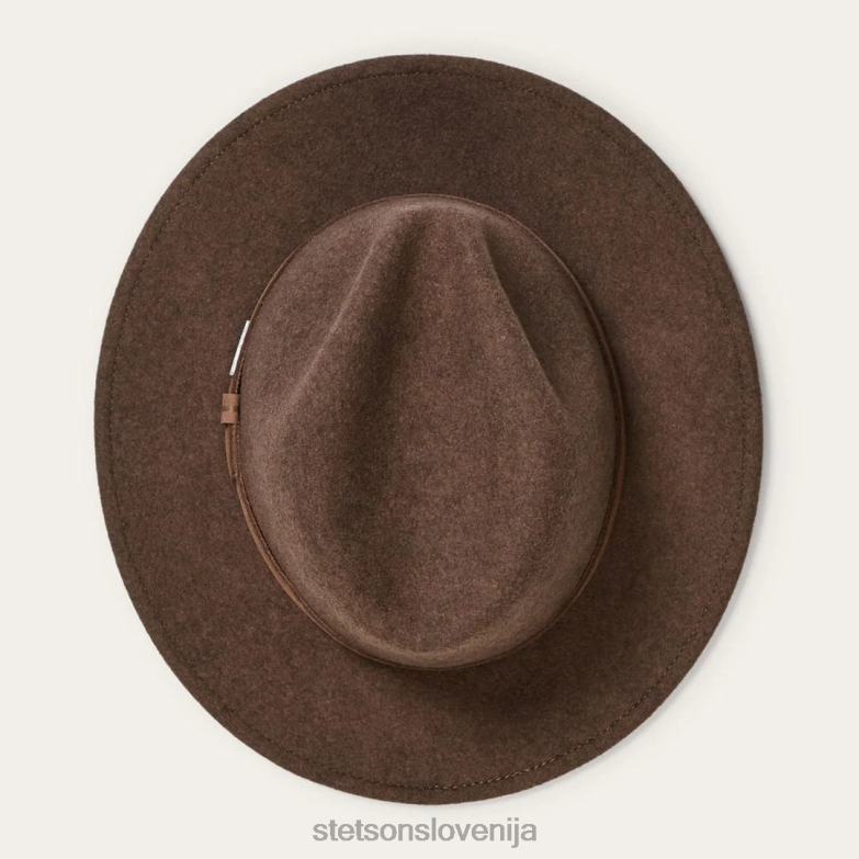 Stetson uniseks klobuk za raziskovanje na prostem Z6H8889 rjava mešanica pokrivala