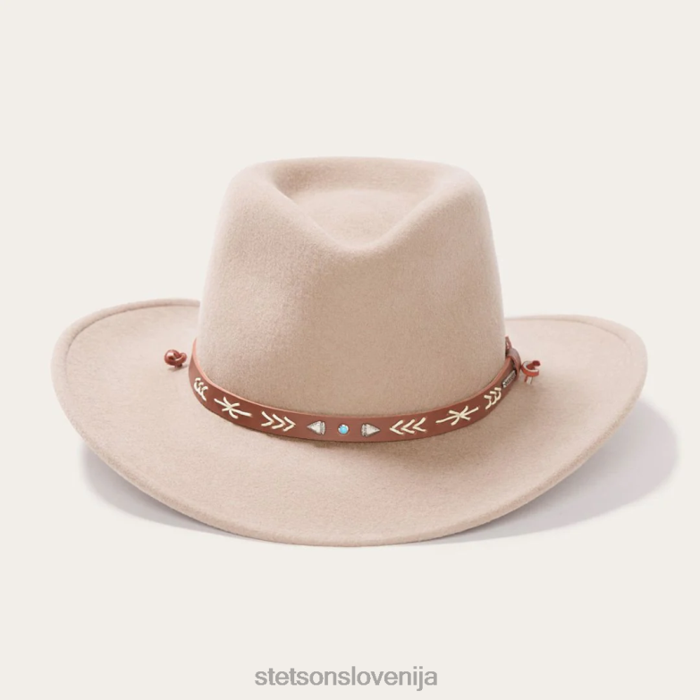 Stetson uniseks santa fe zunanji klobuk Z6H8846 goba pokrivala