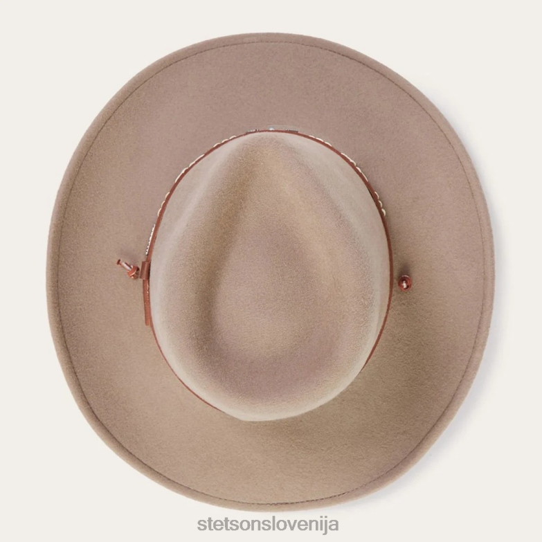 Stetson uniseks santa fe zunanji klobuk Z6H8846 goba pokrivala