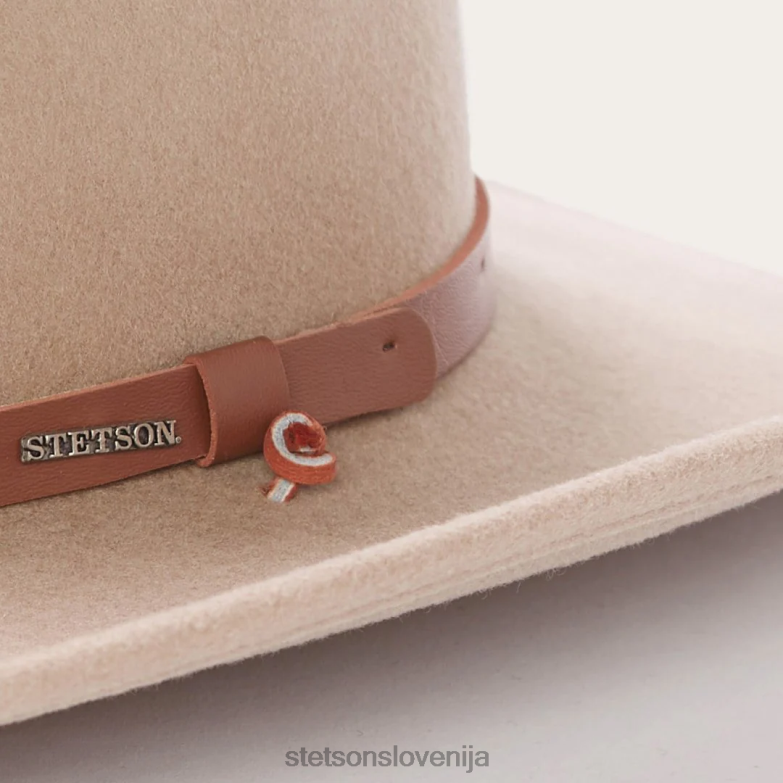 Stetson uniseks santa fe zunanji klobuk Z6H8846 goba pokrivala