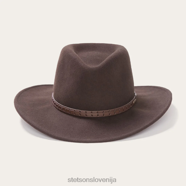 Stetson uniseks sturgis zunanji klobuk Z6H8855 cordova pokrivala
