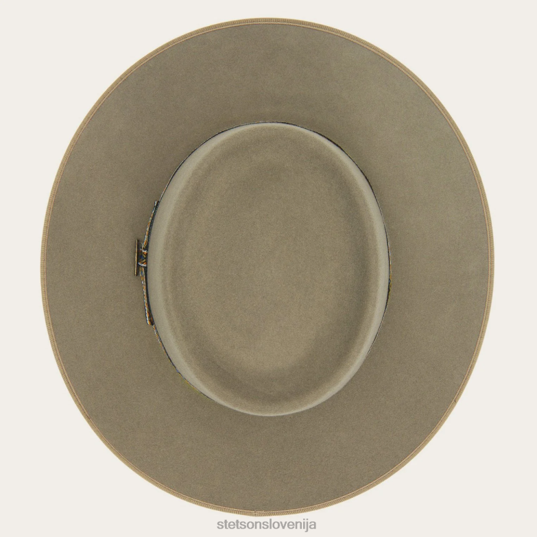 Stetson uniseks yancy zunanji klobuk Z6H8841 fantomsko siva pokrivala