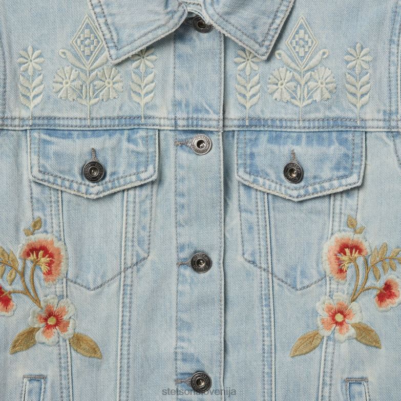 Stetson ženske vezena jakna iz jeansa Z6H88536 modra oblačila