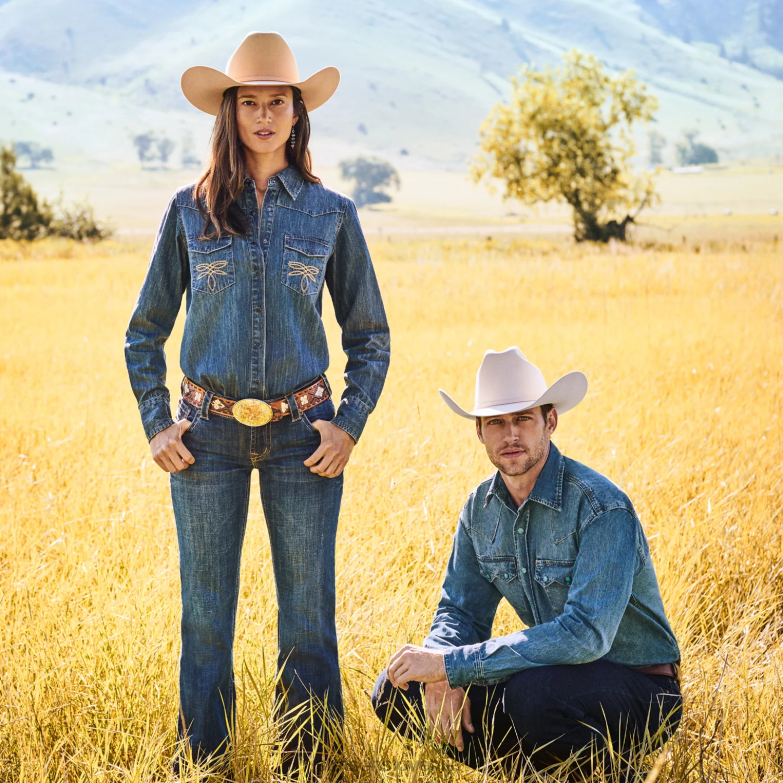 Stetson ženske 214 mestne hlačne kavbojke srednje prane Z6H88512 modra oblačila