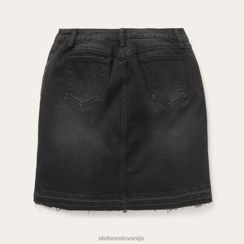 Stetson ženske denim krilo s 5 žepi Z6H88524 Črna oblačila