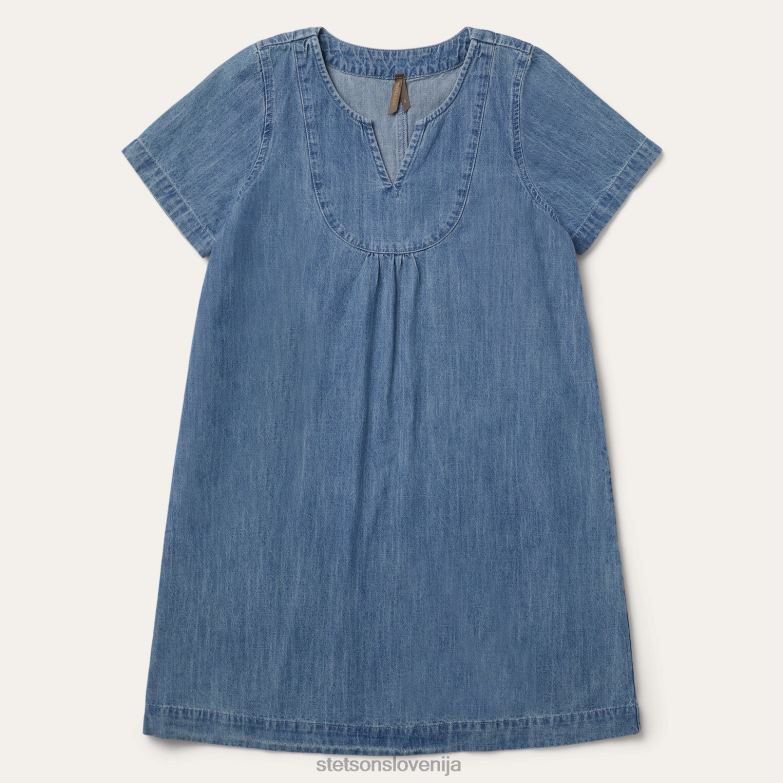 Stetson ženske nihajna obleka iz jeansa Z6H88504 modra oblačila