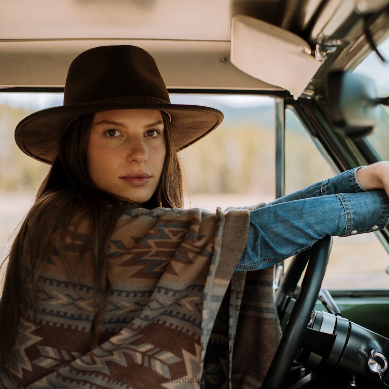 Stetson ženske pončo pulover z azteškim potiskom Z6H88539 multi oblačila