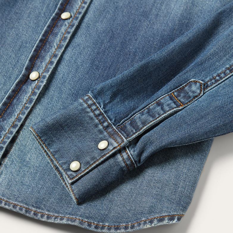 Stetson ženske srajca iz džinsa Z6H88430 modra oblačila