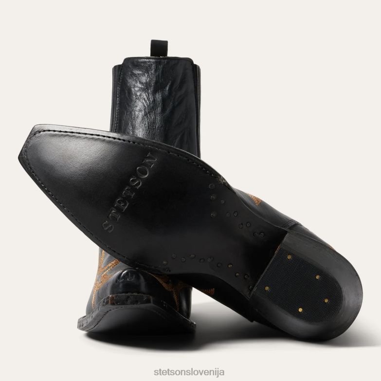 Stetson ženske greta škornji Z6H88267 Črna obutev